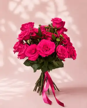 Ramo Romance Rosado — Flores MERAKI Tenerife