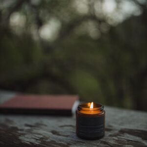 Vela aromática artesanal — Flores MERAKI Tenerife